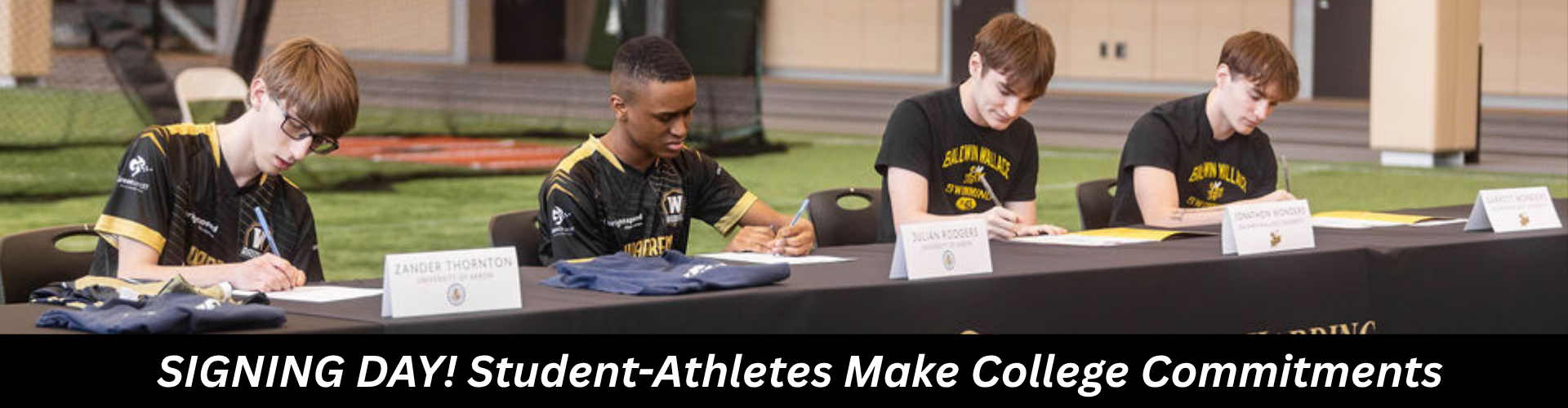 Student Athletes Signing Day April 16, 2026